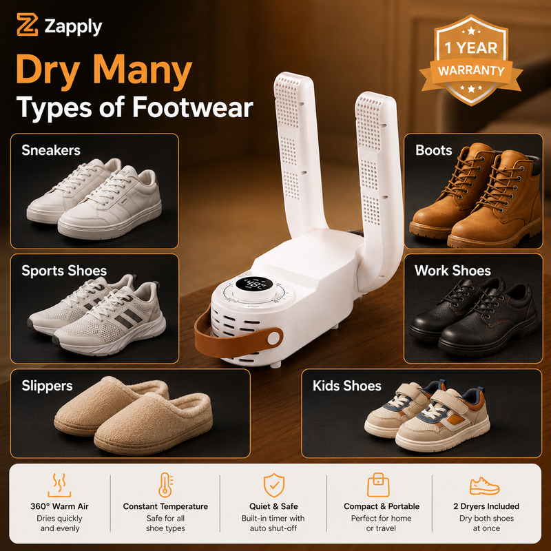 DryStep™ Shoe Dryer 👟✨ — Warm, Dry Shoes in No Time details